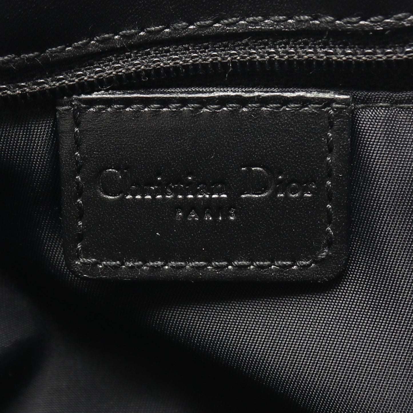 ストリートシック トロッター ショルダーバッグ キャンバス レザー ブラック クリスチャンディオール バッグ Christian Dior
