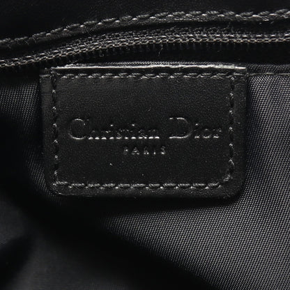ストリートシック トロッター ショルダーバッグ キャンバス レザー ブラック クリスチャンディオール バッグ Christian Dior