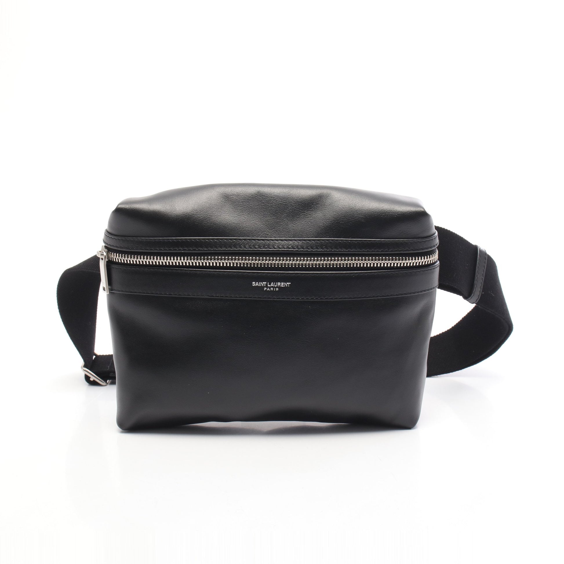 SAC CITY ボディバッグ ウエストバッグ レザー ブラック サンローランパリ バッグ SAINT LAURENT PARIS