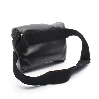 SAC CITY ボディバッグ ウエストバッグ レザー ブラック サンローランパリ バッグ SAINT LAURENT PARIS
