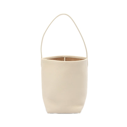 Small N/S Park Tote ハンドバッグ レザー オフホワイト ザロウ バッグ THE ROW