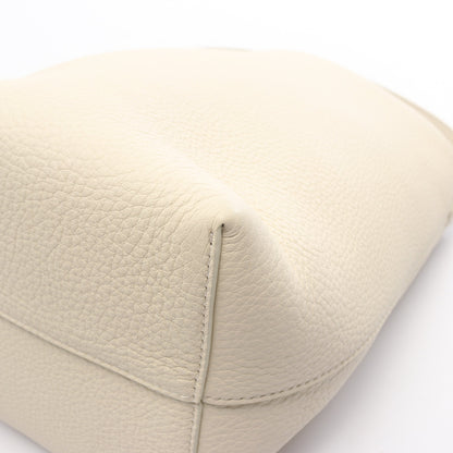 Small N/S Park Tote ハンドバッグ レザー オフホワイト ザロウ バッグ THE ROW