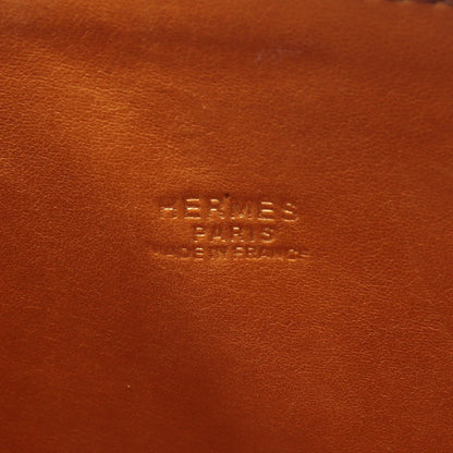 ボリード35 チェスナッツ ハンドバッグ オーストリッチ ブラウン ゴールド金具 ○U刻印 エルメス バッグ HERMES