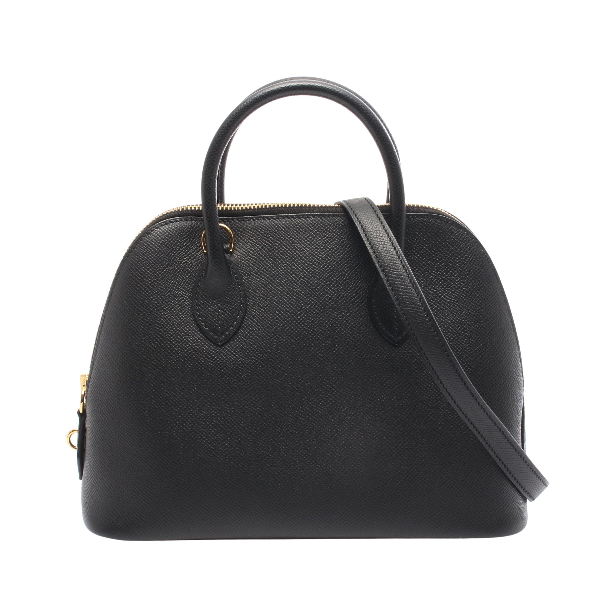 ボリード1923 25 2WAY ハンドバッグ ヴォーエプソン ブラック ゴールド金具 W刻印 エルメス バッグ HERMES
