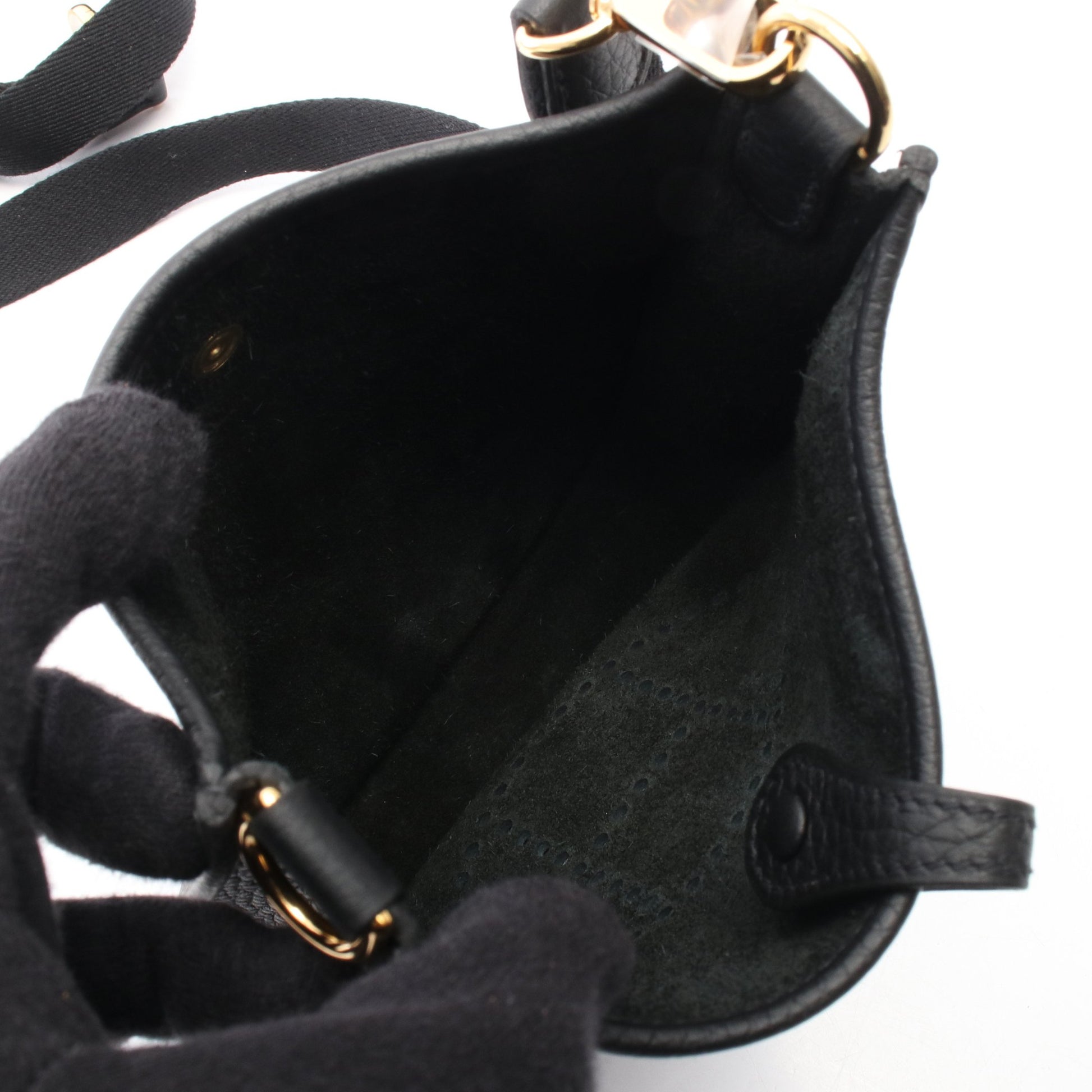エヴリンTPM ショルダーバッグ トリヨンクレマンス ブラック ゴールド金具 G刻印 エルメス バッグ HERMES