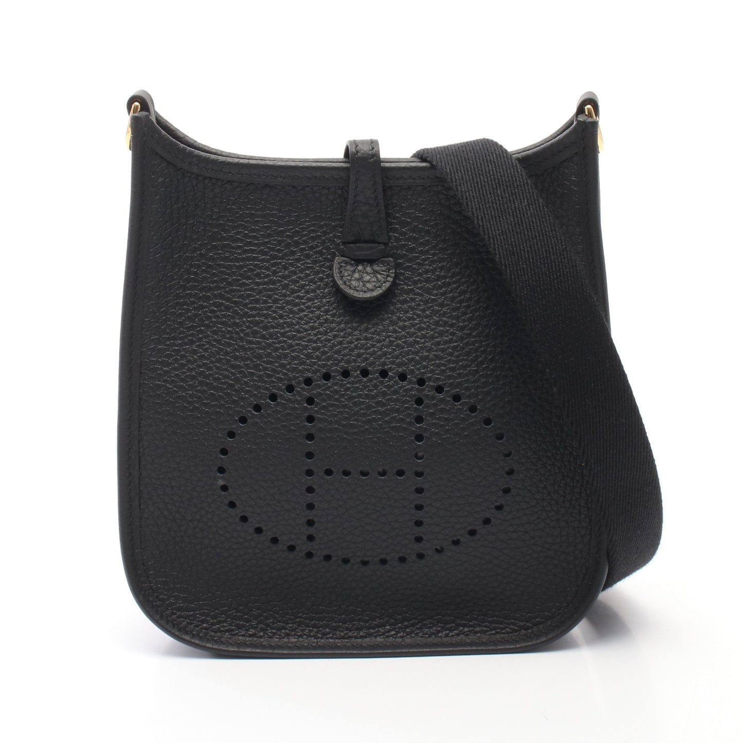 エヴリンTPM ショルダーバッグ トリヨンクレマンス ブラック ゴールド金具 G刻印 エルメス バッグ HERMES