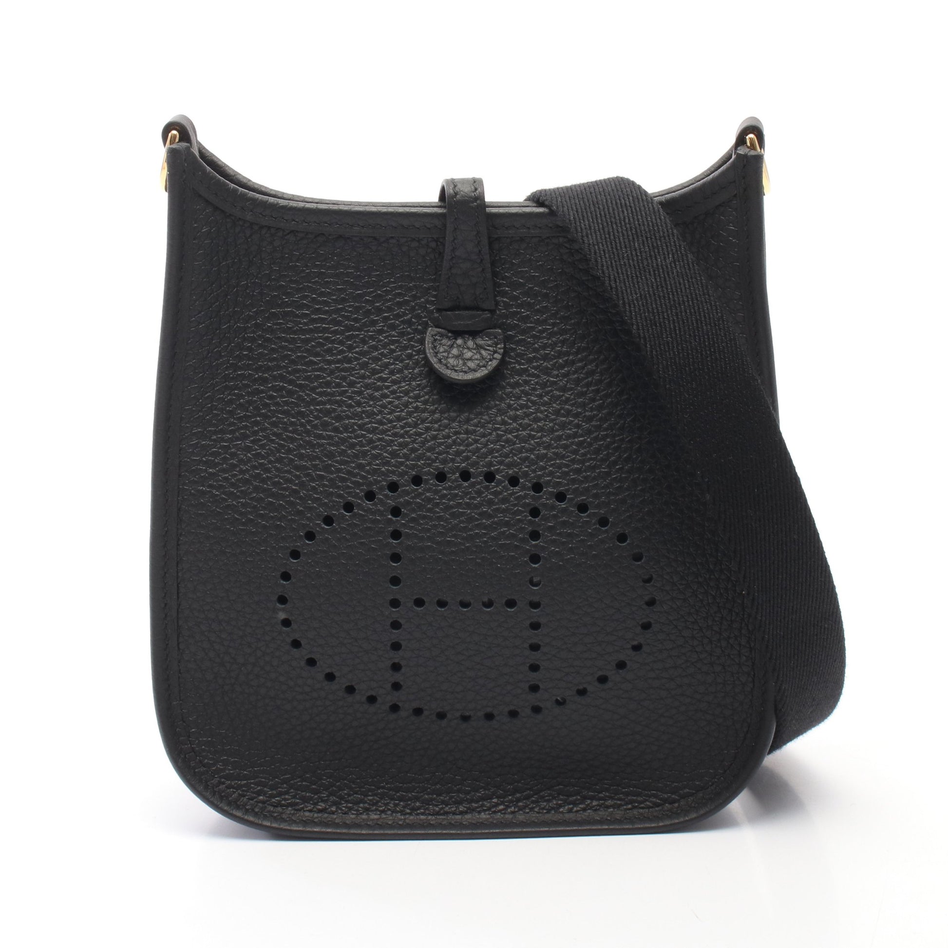 エヴリンTPM ショルダーバッグ トリヨンクレマンス ブラック ゴールド金具 G刻印 エルメス バッグ HERMES
