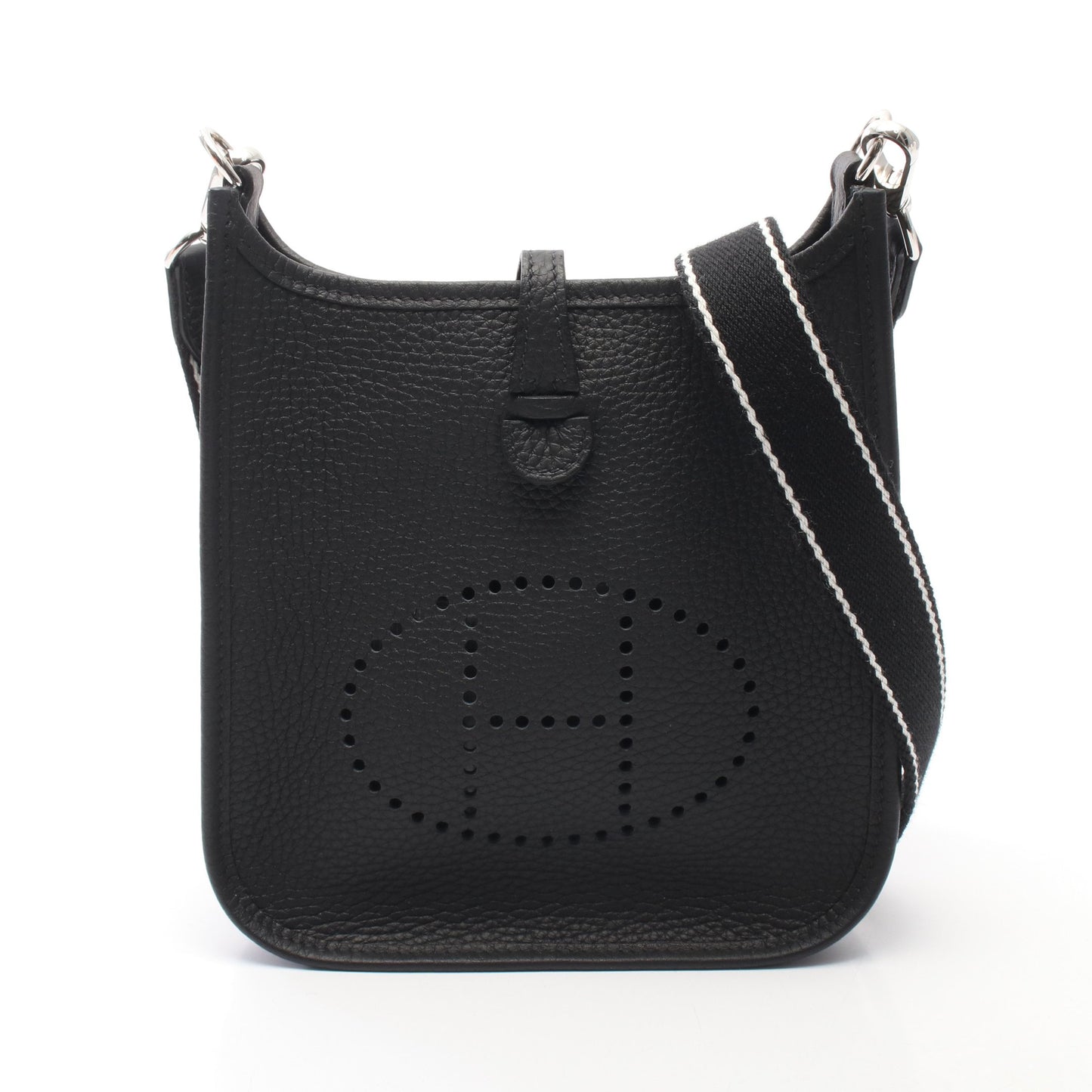 エヴリンTPM アマゾン ショルダーバッグ トリヨンクレマンス ブラック シルバー金具 K刻印 エルメス バッグ HERMES