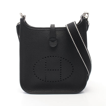 エヴリンTPM アマゾン ショルダーバッグ トリヨンクレマンス ブラック シルバー金具 K刻印 エルメス バッグ HERMES