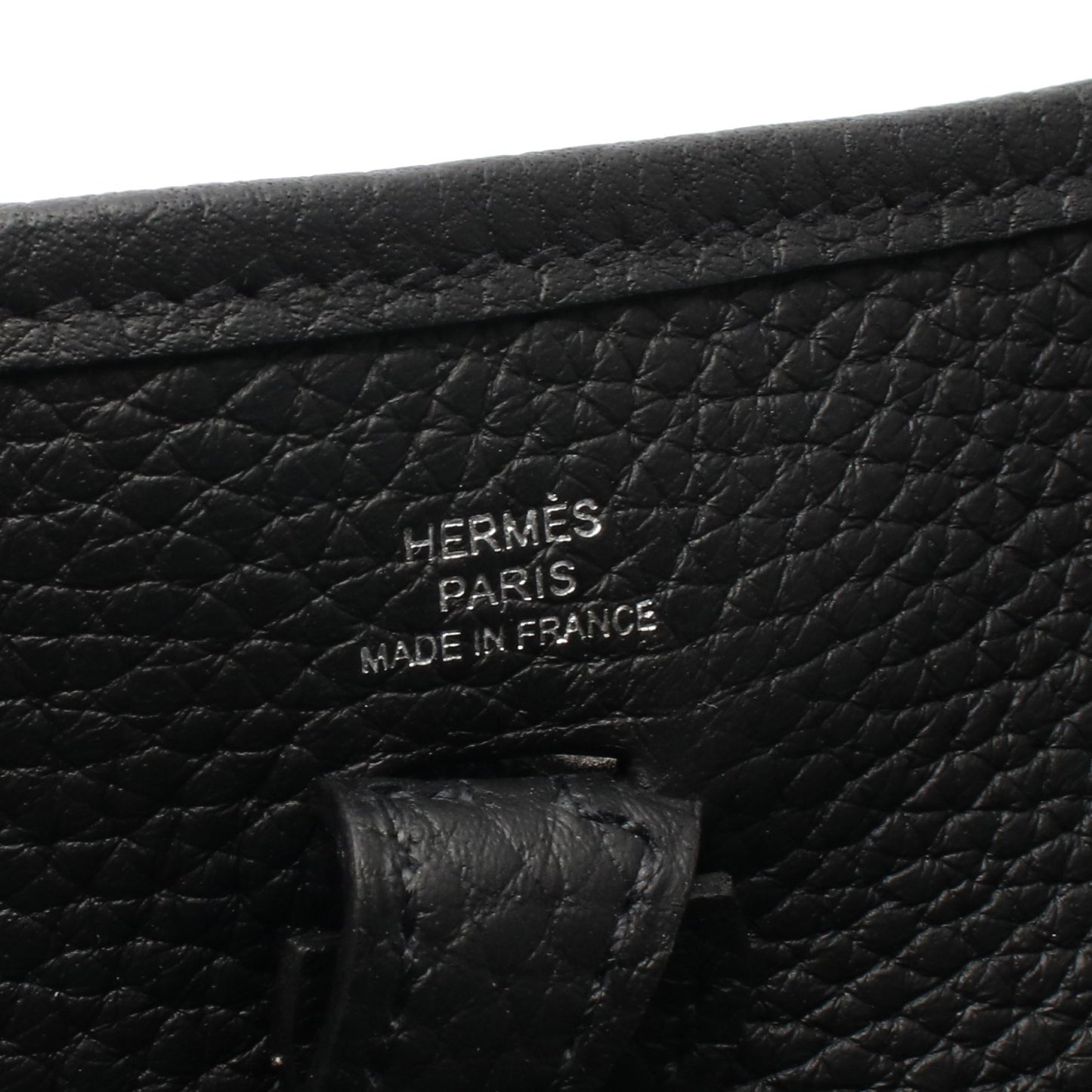 エヴリンTPM アマゾン ショルダーバッグ トリヨンクレマンス ブラック シルバー金具 K刻印 エルメス バッグ HERMES