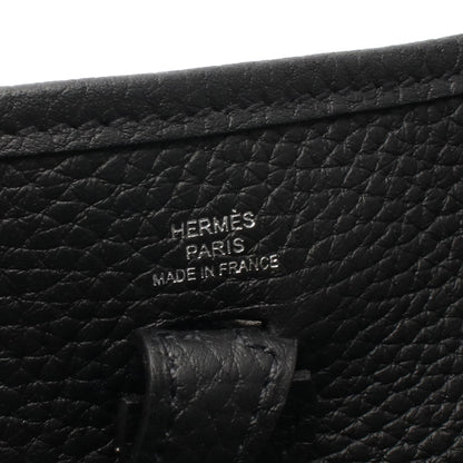 エヴリンTPM アマゾン ショルダーバッグ トリヨンクレマンス ブラック シルバー金具 K刻印 エルメス バッグ HERMES