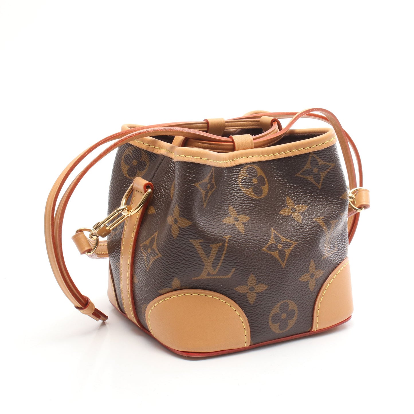 ノエ パース モノグラム ショルダーバッグ PVC レザー ブラウン ルイヴィトン バッグ LOUIS VUITTON