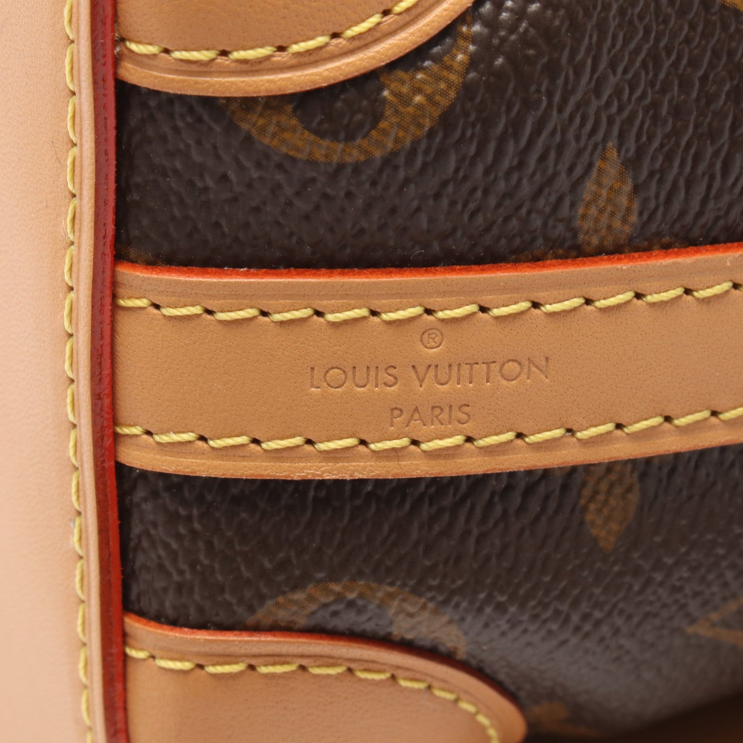 ノエ パース モノグラム ショルダーバッグ PVC レザー ブラウン ルイヴィトン バッグ LOUIS VUITTON