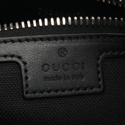 GGスプリーム ベルトバッグ ボディバッグ ウエストバッグ PVC レザー ブラック グレー グッチ バッグ GUCCI