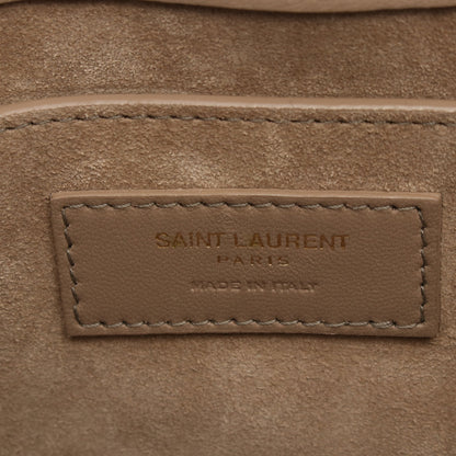 LE57 ワンショルダーバッグ サテン レザー シャンパンゴールド ベージュ サンローランパリ バッグ SAINT LAURENT PARIS