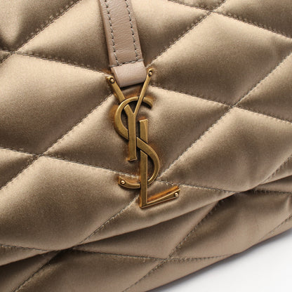 LE57 ワンショルダーバッグ サテン レザー シャンパンゴールド ベージュ サンローランパリ バッグ SAINT LAURENT PARIS