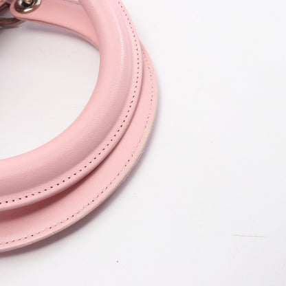 LADY DIOR レディディオール ミディアム 2WAY ハンドバッグ レザー ピンク クリスチャンディオール バッグ Christian Dior