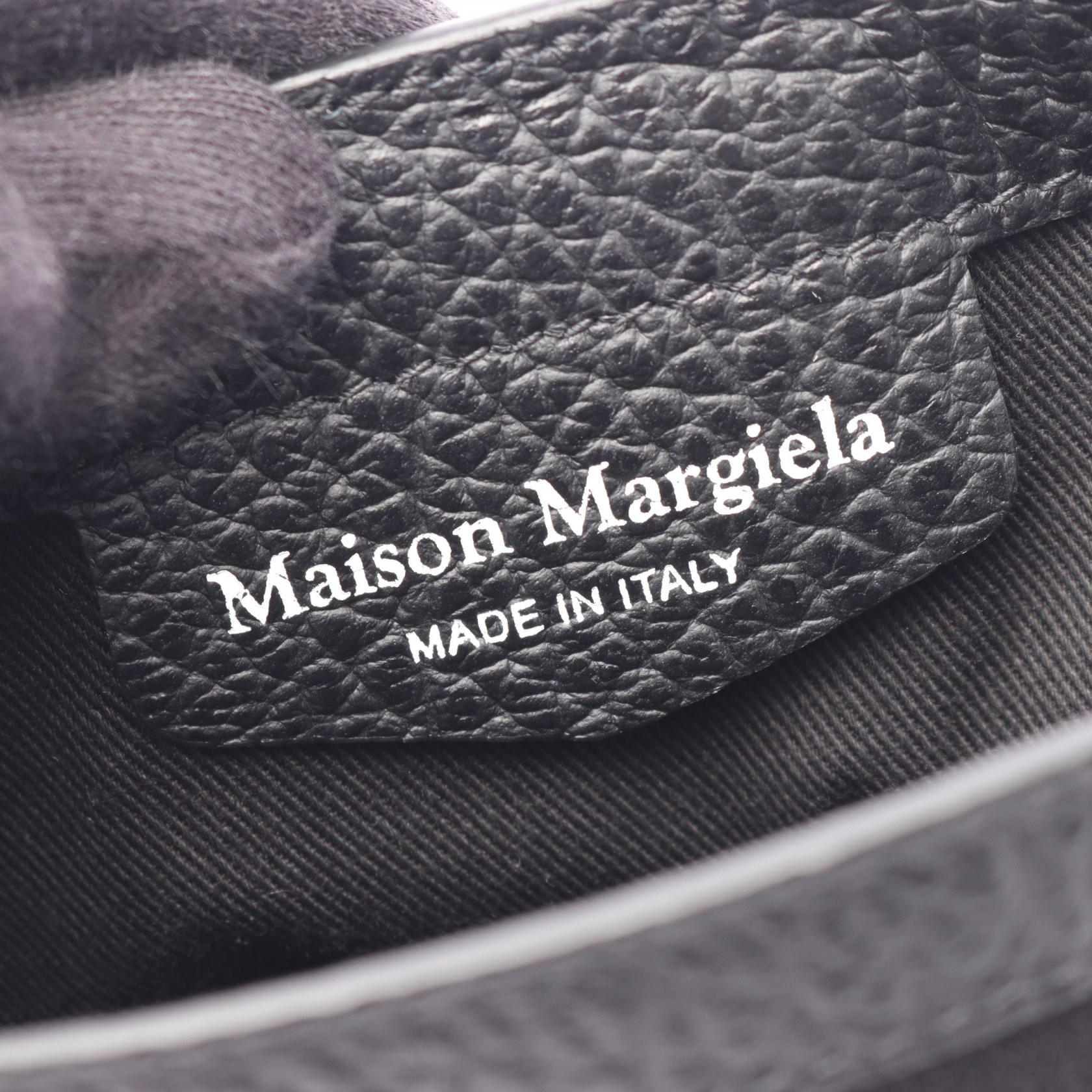 5AC マイクロ 2WAY ハンドバッグ レザー ブラック メゾンマルジェラ バッグ Maison Margiela