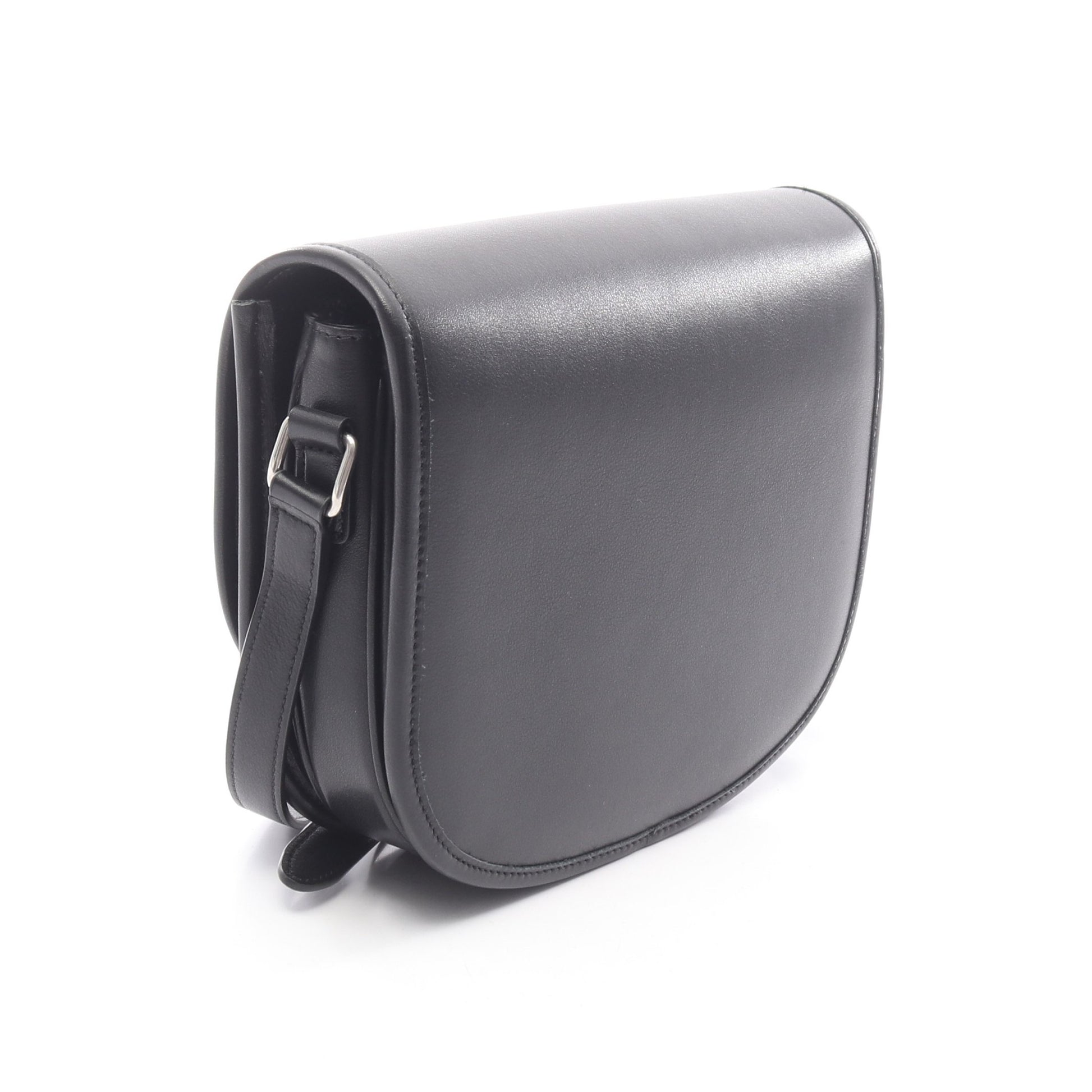 ミディアム ブザス トリオンフ ショルダーバッグ レザー ブラック セリーヌ バッグ CELINE