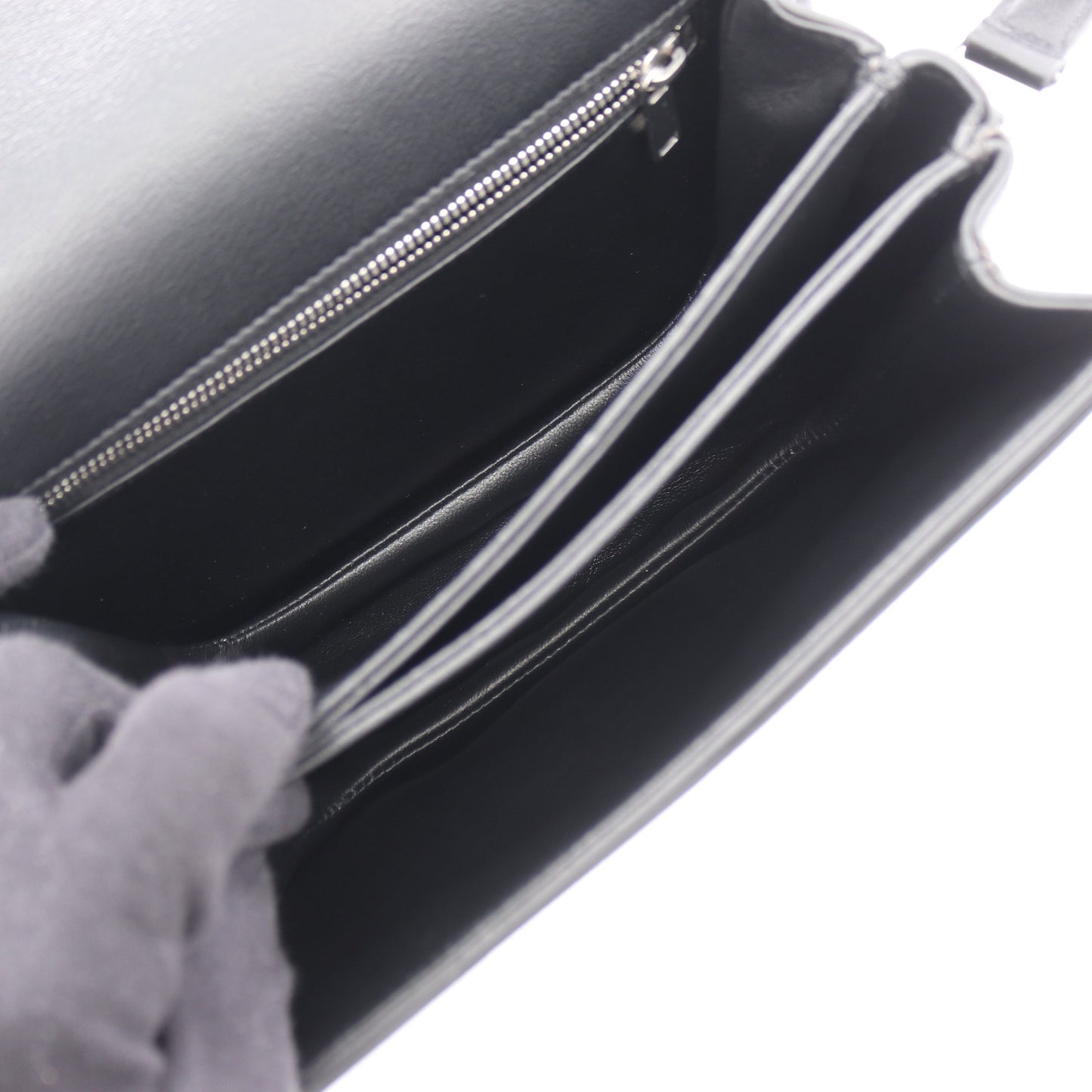 ミディアム ブザス トリオンフ ショルダーバッグ レザー ブラック セリーヌ バッグ CELINE