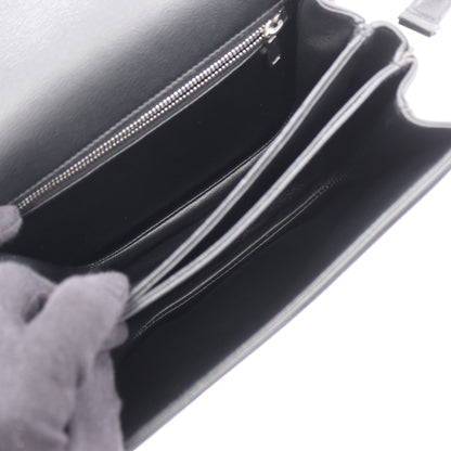 ミディアム ブザス トリオンフ ショルダーバッグ レザー ブラック セリーヌ バッグ CELINE