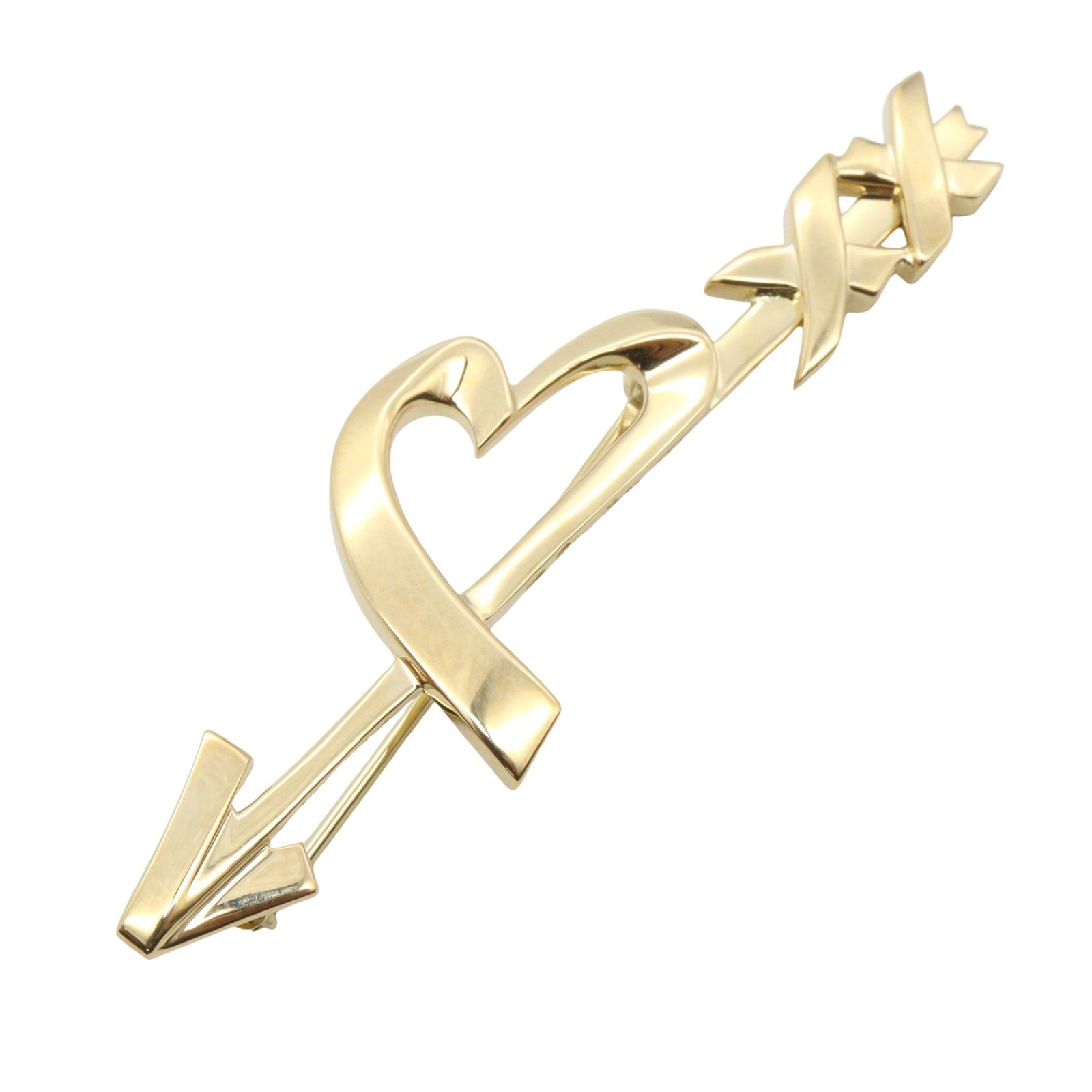 ハート&アローキス ブローチ ブローチ K18YG イエローゴールド ティファニー アクセサリー TIFFANY & Co.