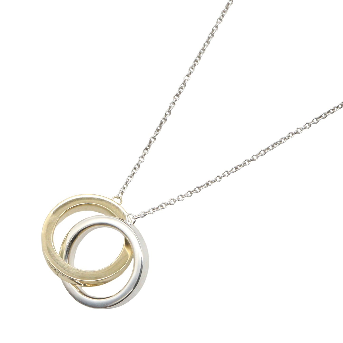 Wリング ネックレス ネックレス K18YG SV925 イエローゴールド シルバー ティファニー アクセサリー TIFFANY & Co.