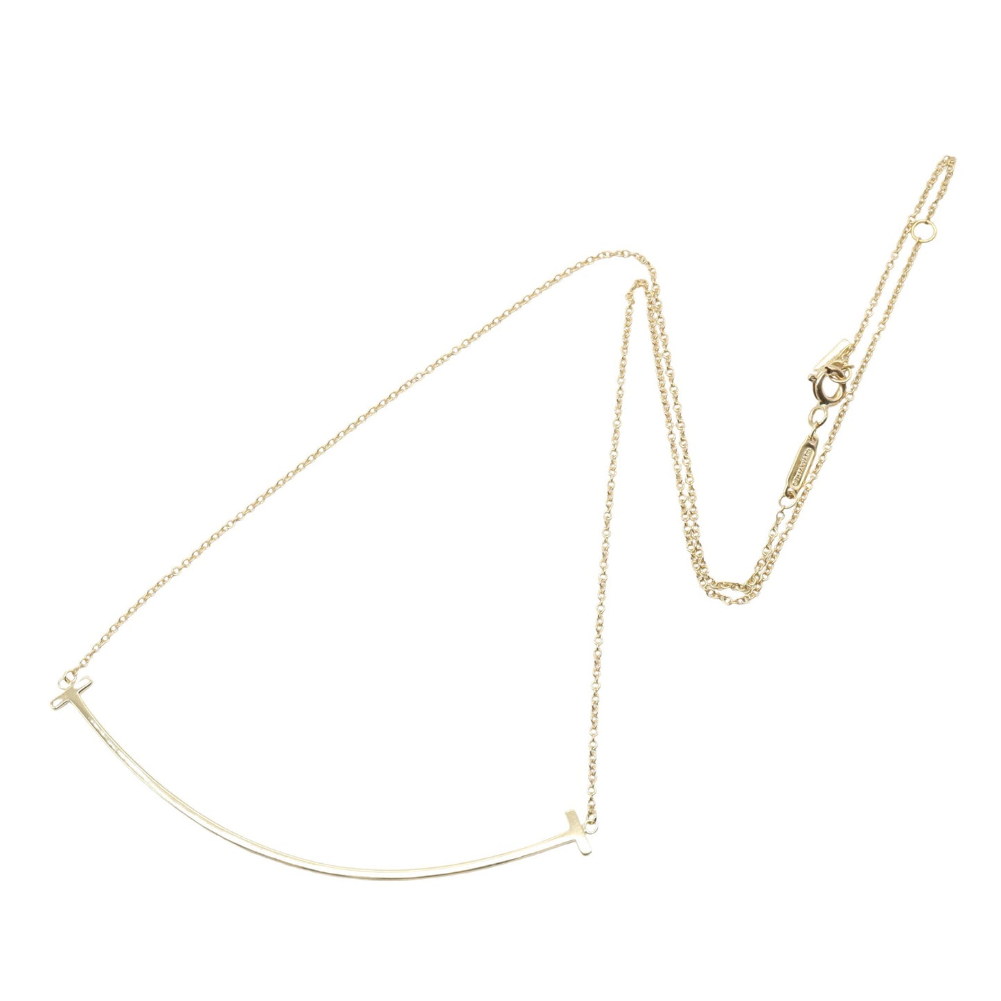Tスマイル ラージ ネックレス ネックレス K18YG イエローゴールド ティファニー アクセサリー TIFFANY & Co.