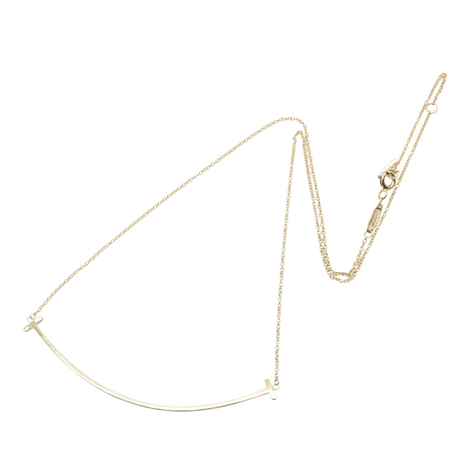 Tスマイル ラージ ネックレス ネックレス K18YG イエローゴールド ティファニー アクセサリー TIFFANY & Co.