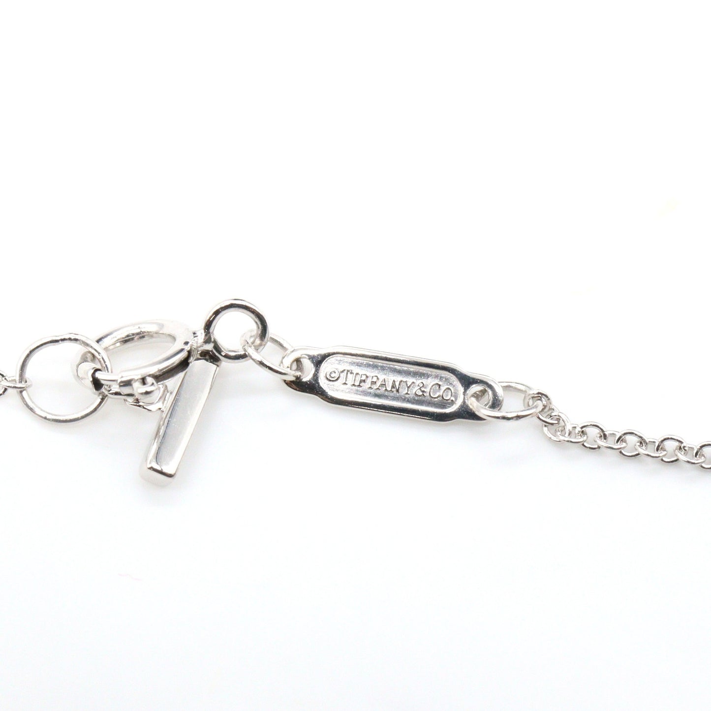 Tスマイル ネックレス スモール ネックレス K18WG ホワイトゴールド ティファニー アクセサリー TIFFANY & Co.