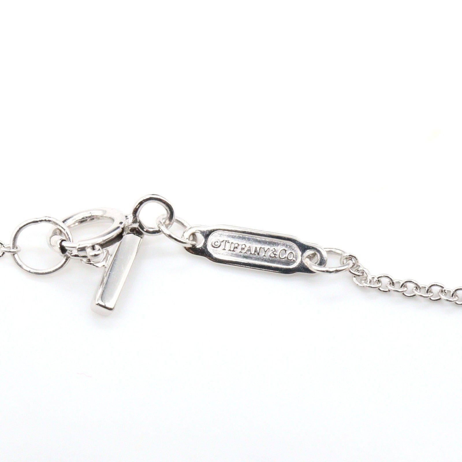 Tスマイル ネックレス スモール ネックレス K18WG ホワイトゴールド ティファニー アクセサリー TIFFANY & Co.