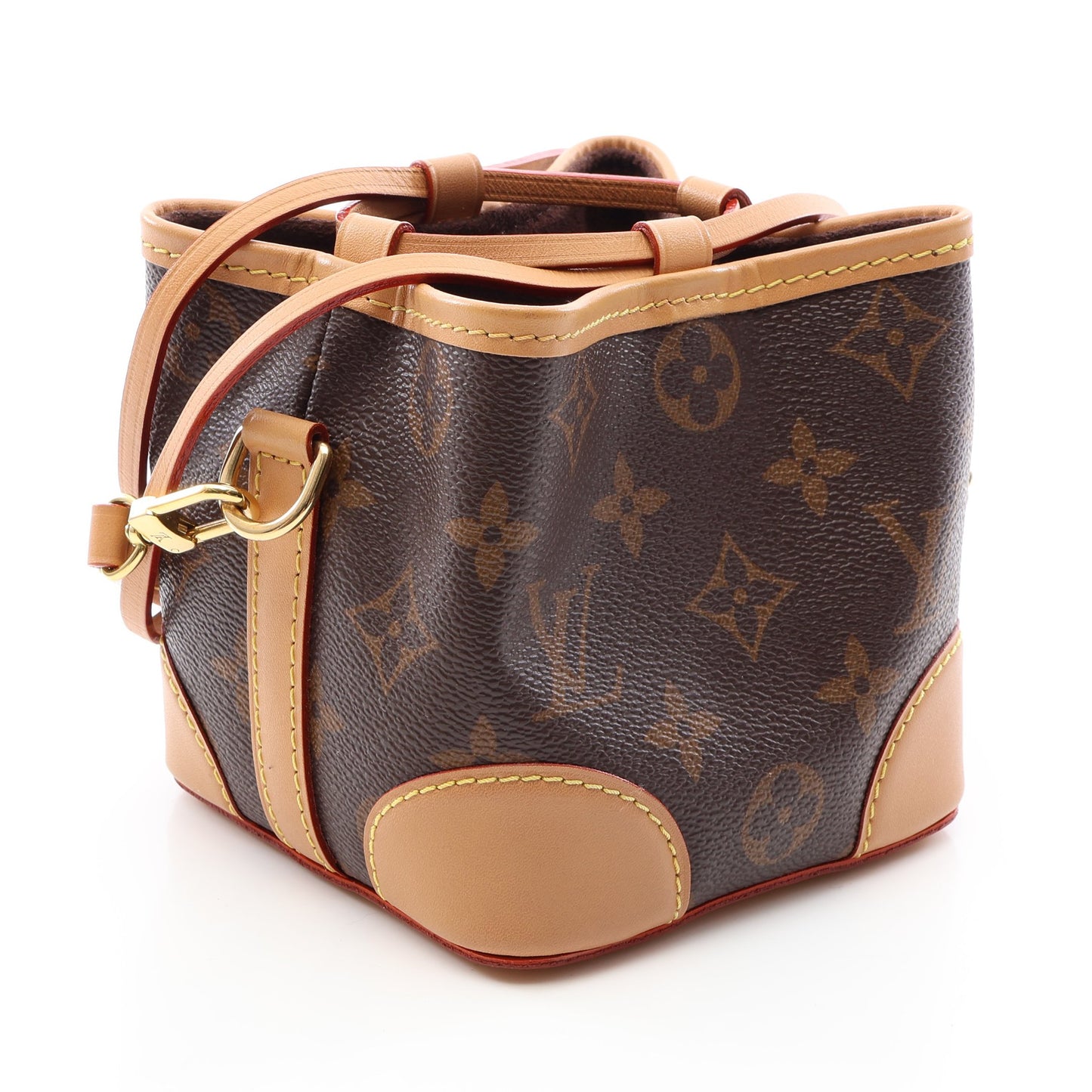 ノエ パース モノグラム ショルダーバッグ PVC レザー ブラウン ルイヴィトン バッグ LOUIS VUITTON