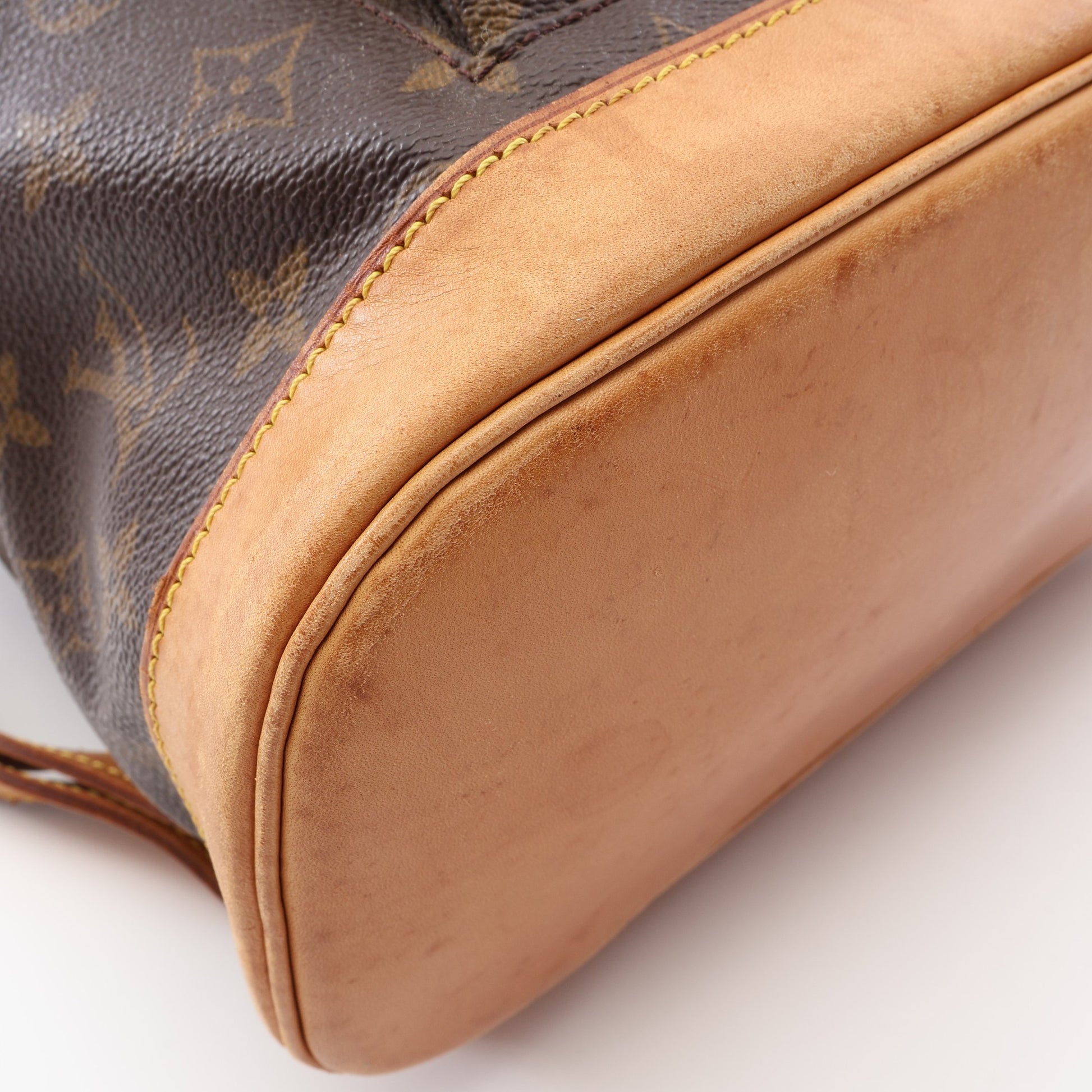モンスリGM モノグラム バックパック リュックサック PVC レザー ブラウン ルイヴィトン バッグ LOUIS VUITTON