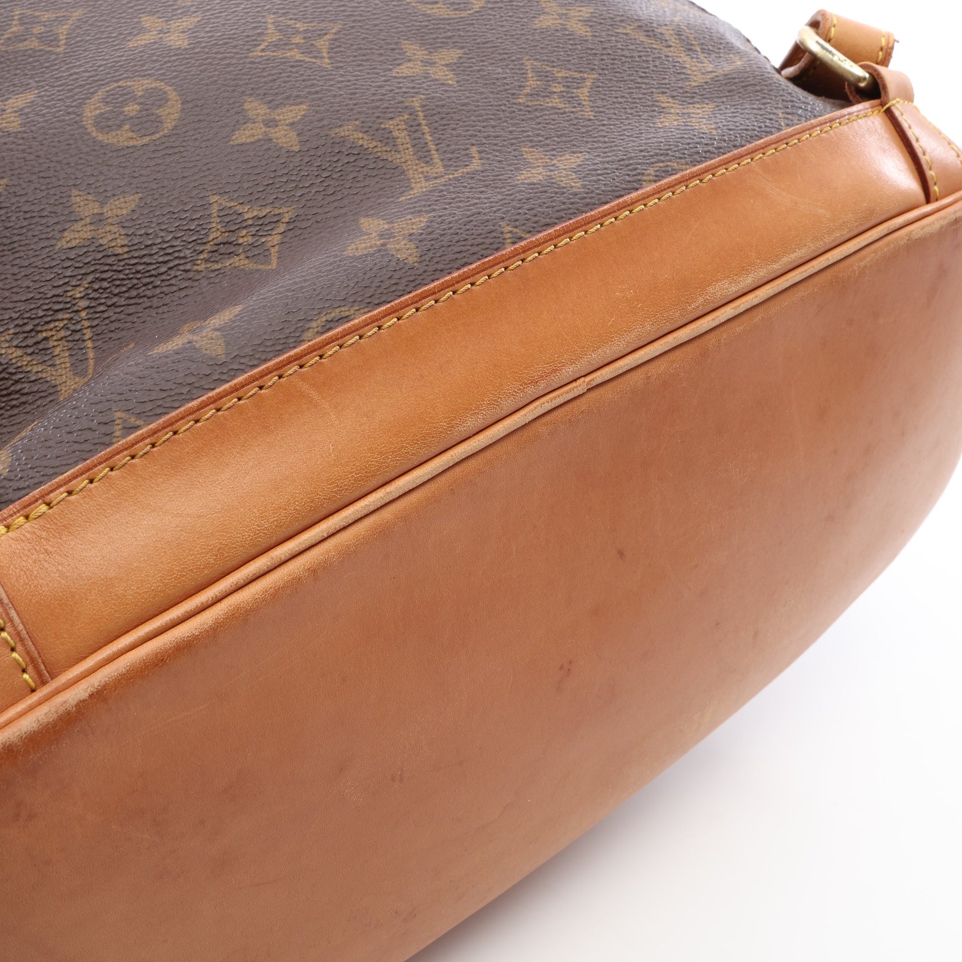 モンスリGM モノグラム バックパック リュックサック PVC レザー ブラウン ルイヴィトン バッグ LOUIS VUITTON