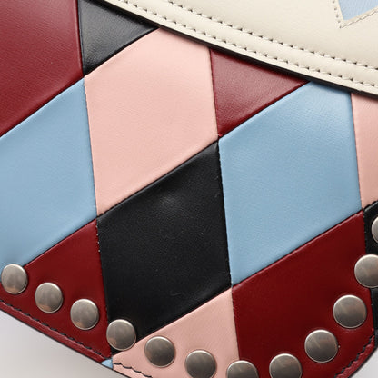 バンブー 1947 2WAY ハンドバッグ レザー ホワイト マルチカラー グッチ バッグ GUCCI