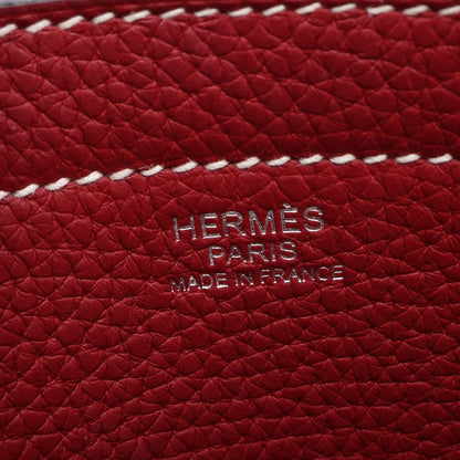 カバセリエ31 ルージュグレナ ショルダーバッグ トートバッグ トリヨンクレマンス レッド Z刻印 エルメス バッグ HERMES