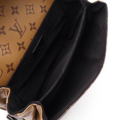 ポシェット メティス MM モノグラムリバース 2WAY ハンドバッグ PVC レザー ブラウン ブラック ルイヴィトン バッグ LOUIS VUITTON