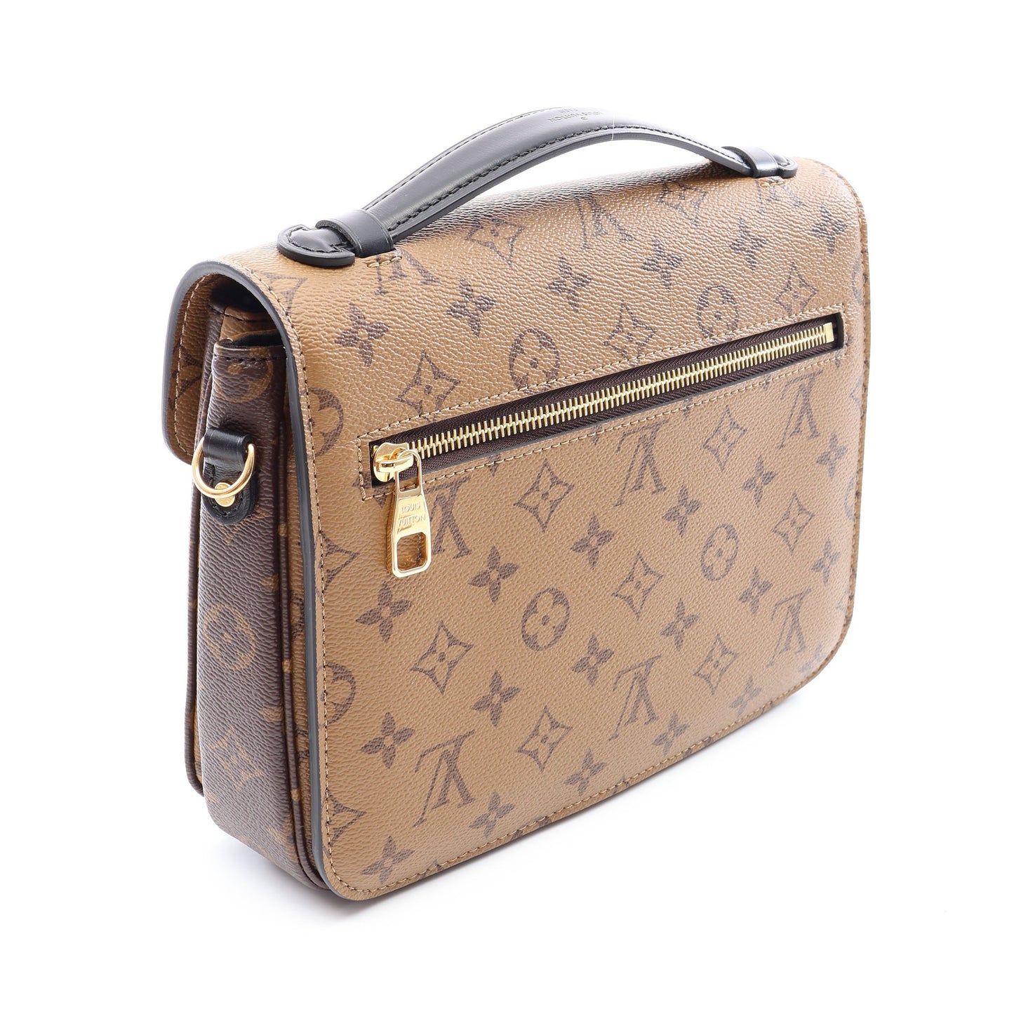 ポシェット メティス MM モノグラムリバース 2WAY ハンドバッグ PVC レザー ブラウン ブラック ルイヴィトン バッグ LOUIS VUITTON