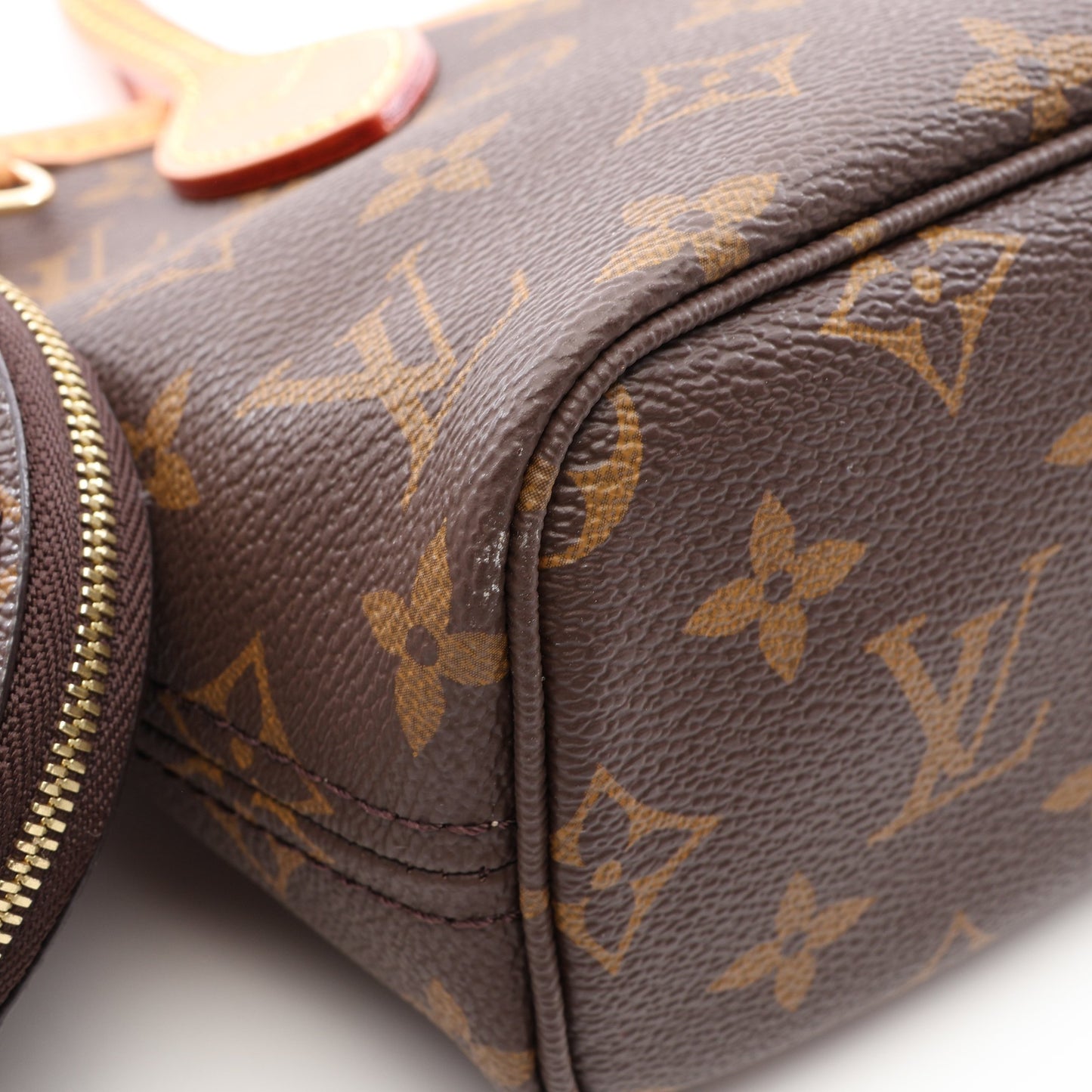 ネヴァーフルBB モノグラム ベージュ 2WAY ハンドバッグ PVC レザー ブラウン ルイヴィトン バッグ LOUIS VUITTON