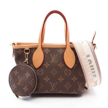 ネヴァーフルBB モノグラム ベージュ 2WAY ハンドバッグ PVC レザー ブラウン ルイヴィトン バッグ LOUIS VUITTON