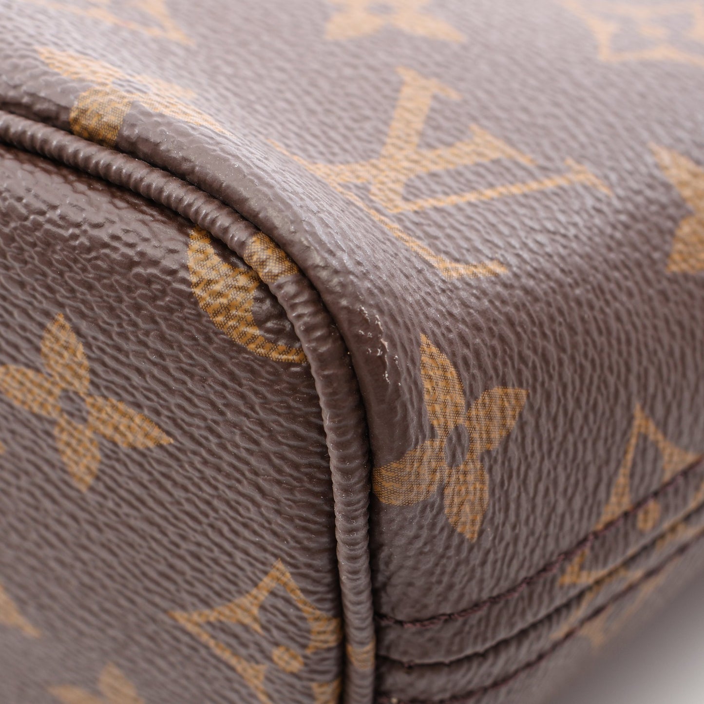 ネヴァーフルBB モノグラム ベージュ 2WAY ハンドバッグ PVC レザー ブラウン ルイヴィトン バッグ LOUIS VUITTON