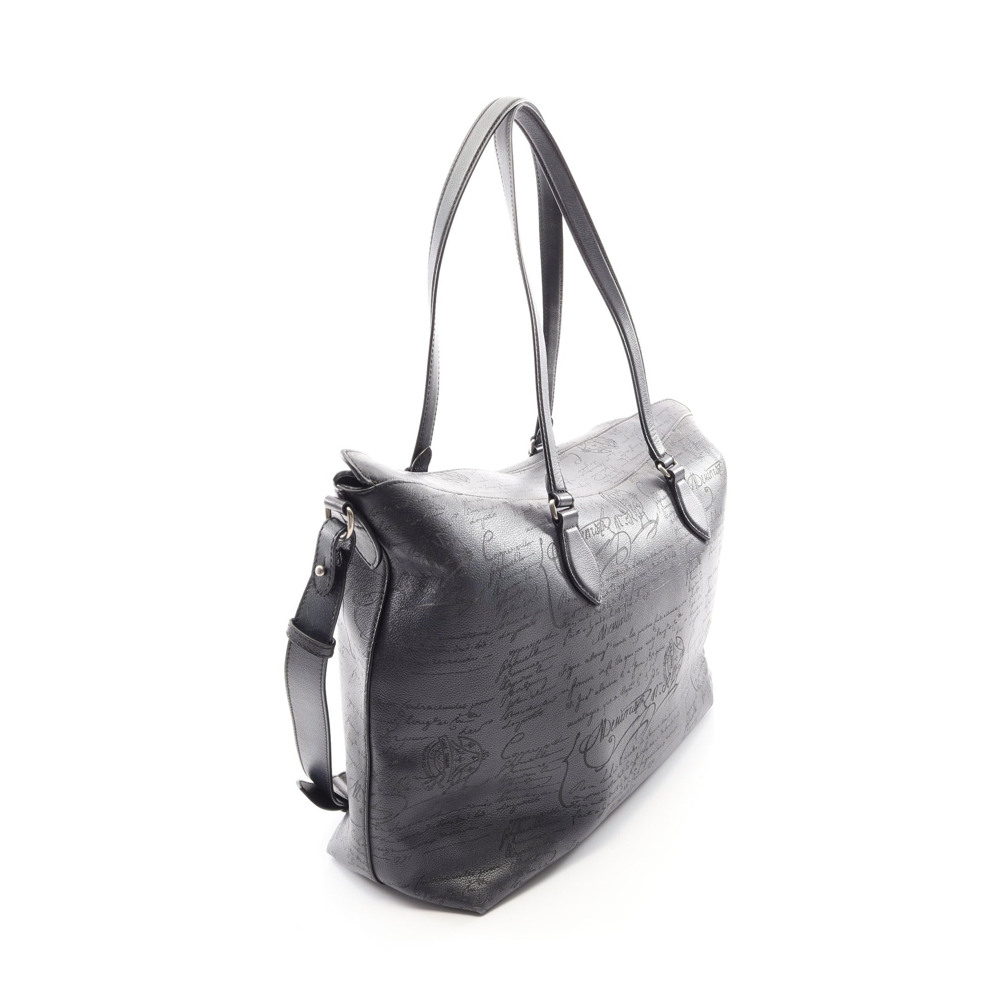 レイトアワー ショッパー 2WAY ショルダーバッグ トートバッグ レザー ネイビー ベルルッティ バッグ Berluti