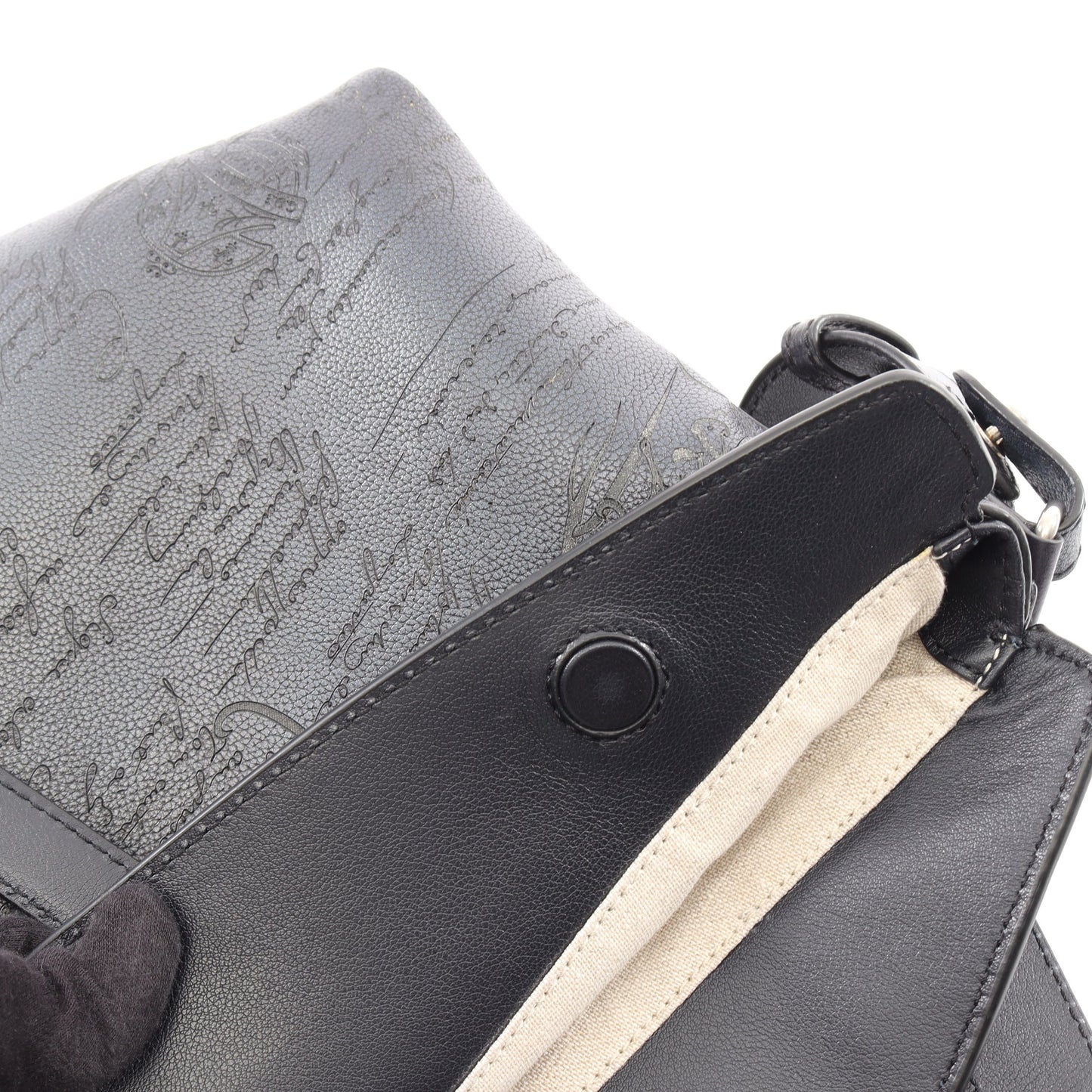 レイトアワー ショッパー 2WAY ショルダーバッグ トートバッグ レザー ネイビー ベルルッティ バッグ Berluti
