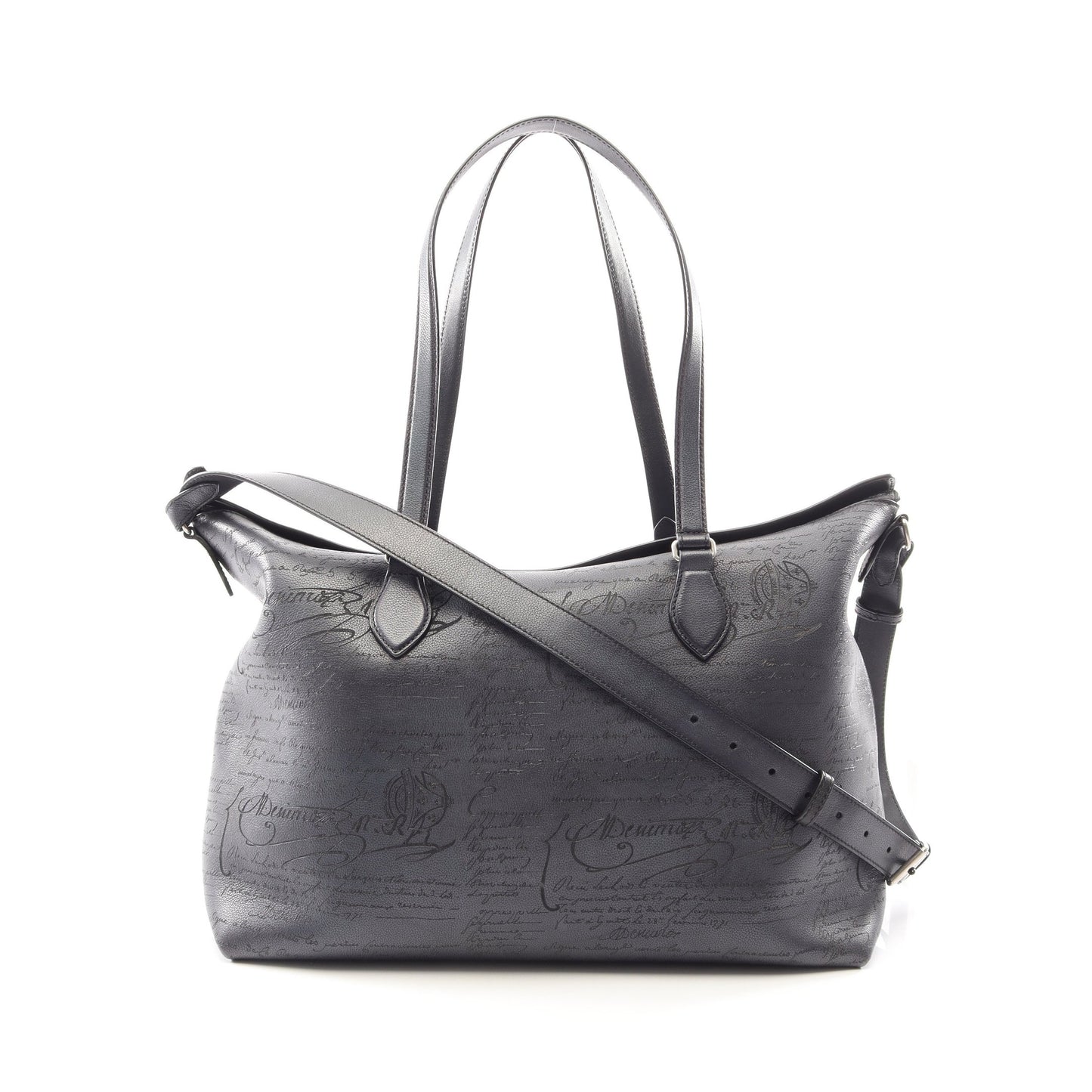 レイトアワー ショッパー 2WAY ショルダーバッグ トートバッグ レザー ネイビー ベルルッティ バッグ Berluti