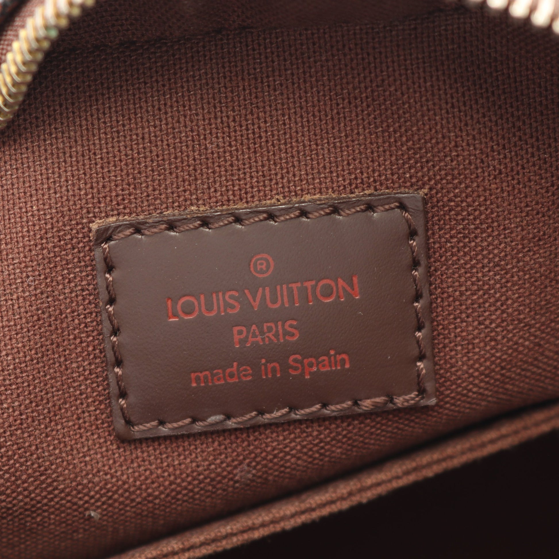 オラフPM ダミエエベヌ ショルダーバッグ PVC レザー ブラウン ルイヴィトン バッグ LOUIS VUITTON