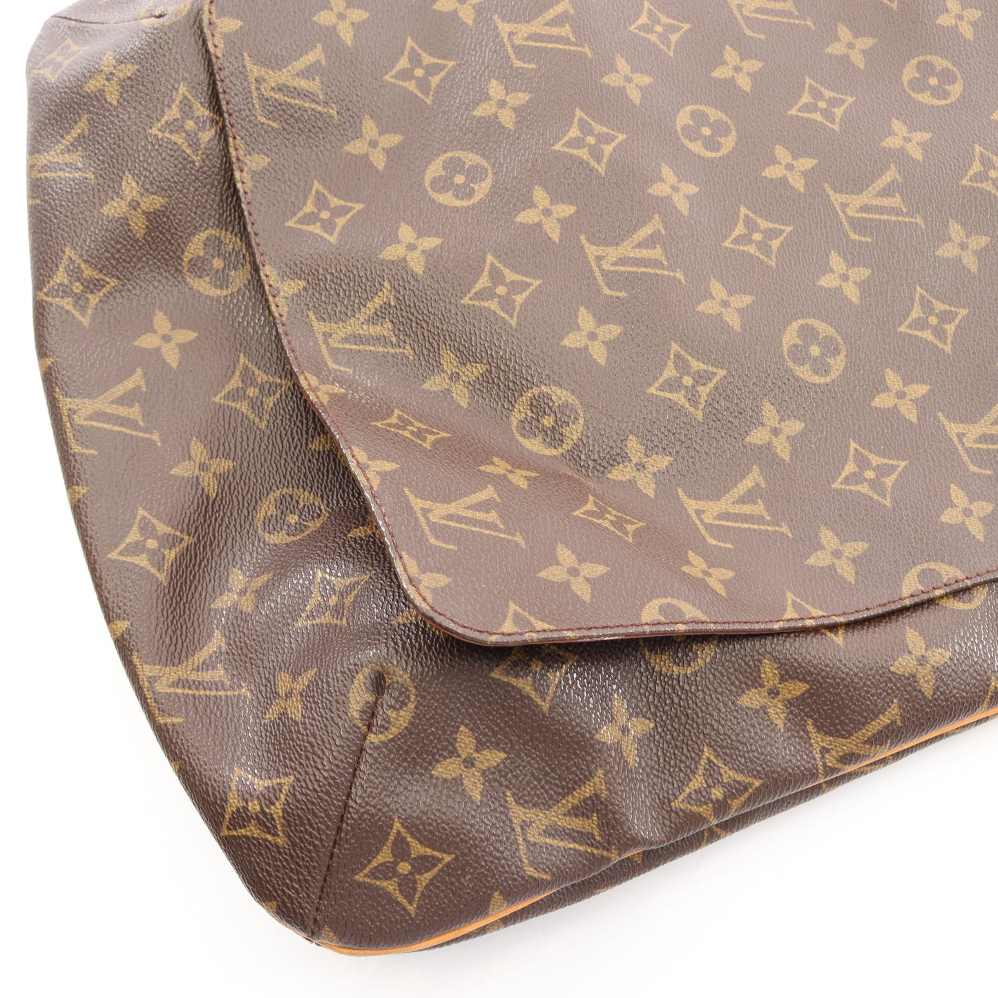 ミュゼット モノグラム ショルダーバッグ PVC レザー ブラウン ルイヴィトン バッグ LOUIS VUITTON