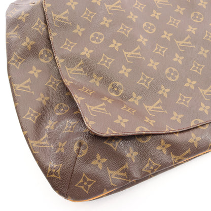 ミュゼット モノグラム ショルダーバッグ PVC レザー ブラウン ルイヴィトン バッグ LOUIS VUITTON