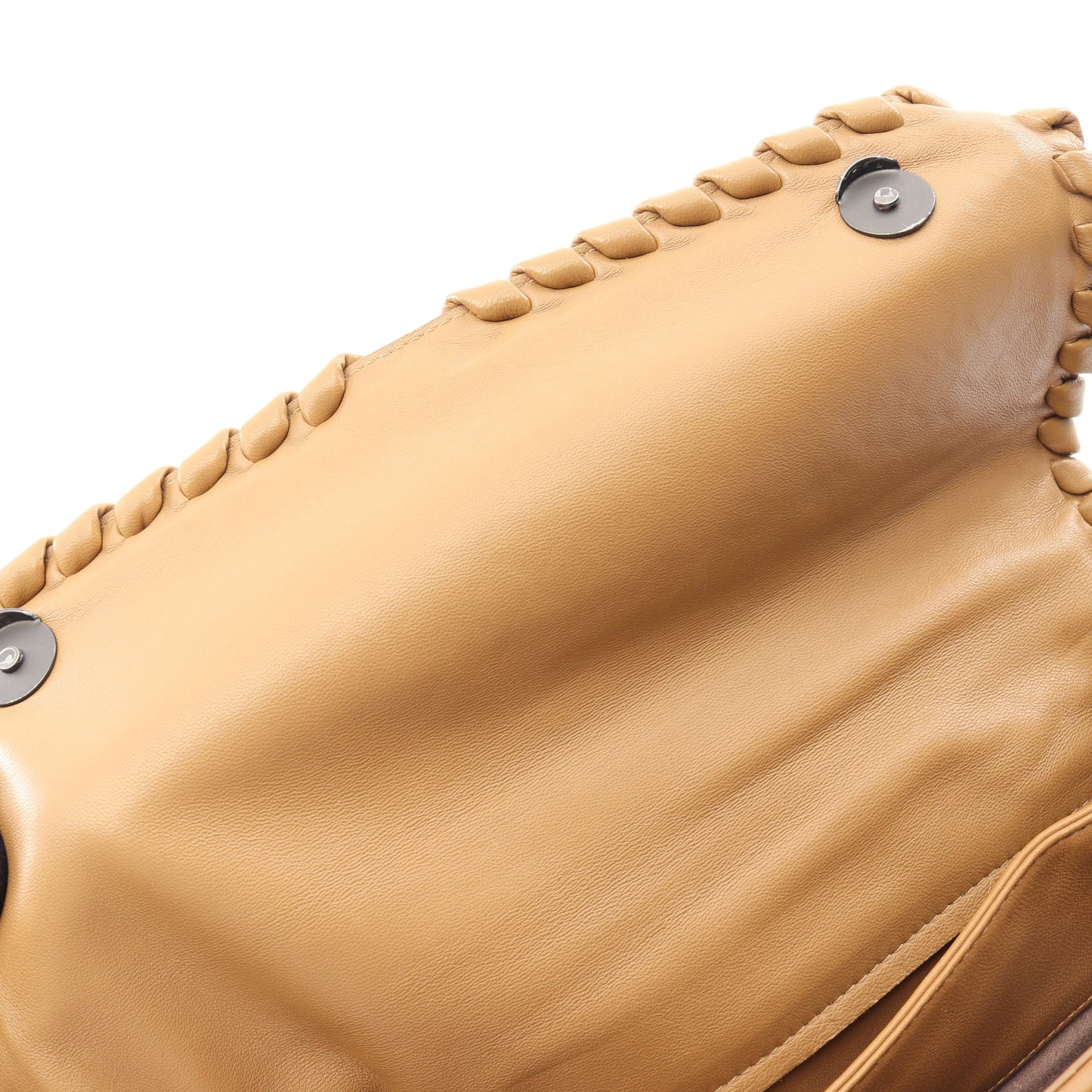 オリンピア イントレチャート チェーンショルダーバッグ レザー ライトブラウン ボッテガヴェネタ バッグ BOTTEGA VENETA