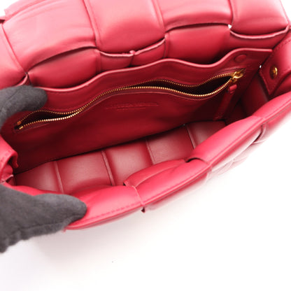 パデット カセット イントレチャート ショルダーバッグ レザー ボルドー ボッテガヴェネタ バッグ BOTTEGA VENETA