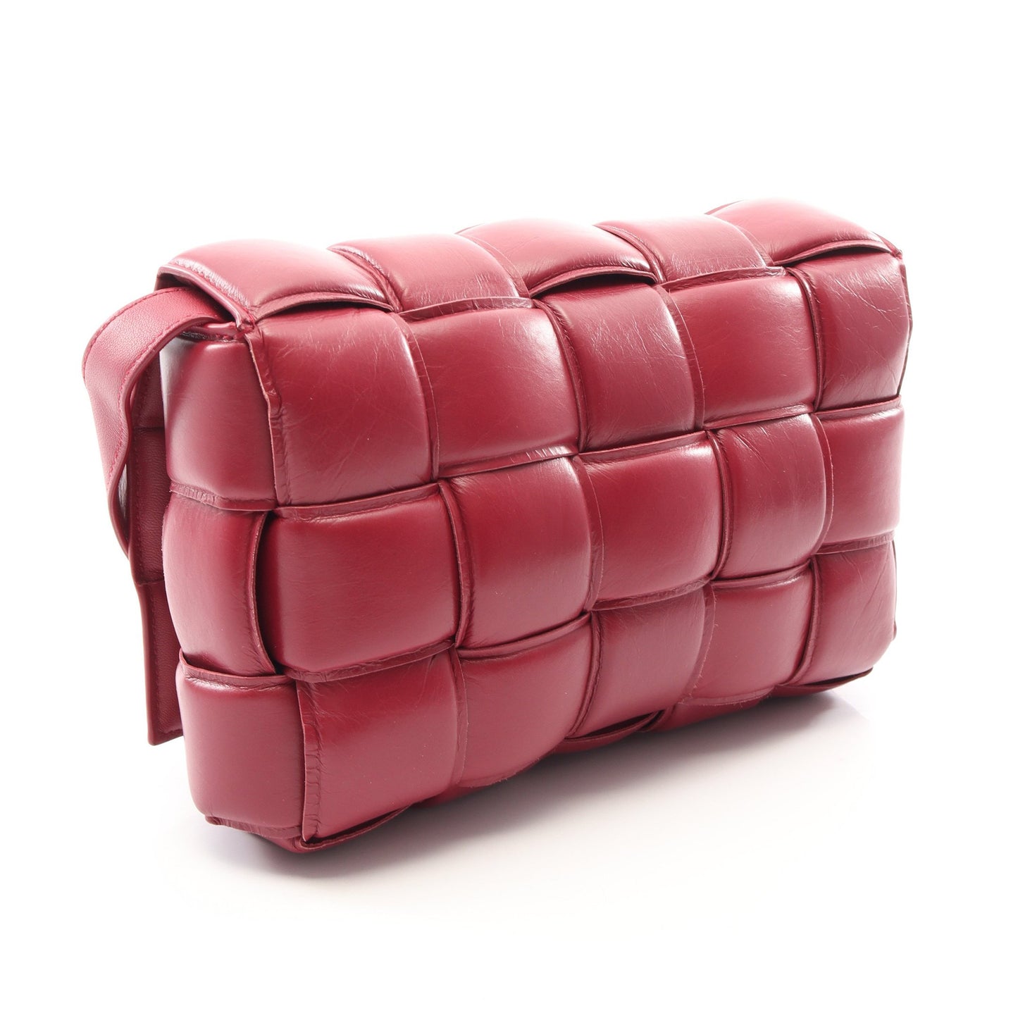 パデット カセット イントレチャート ショルダーバッグ レザー ボルドー ボッテガヴェネタ バッグ BOTTEGA VENETA
